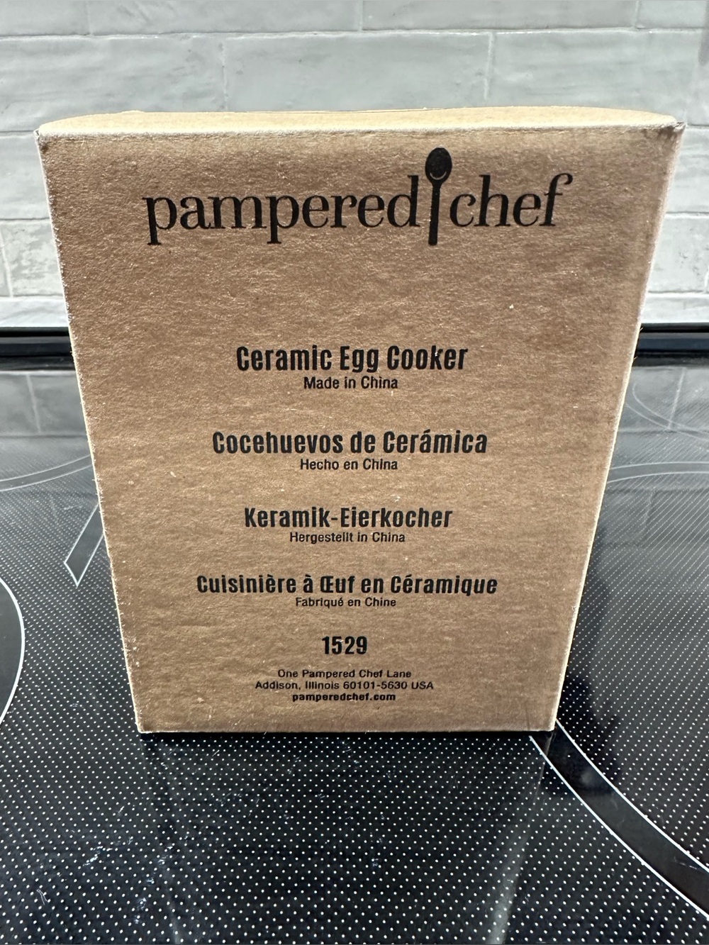 NEW - Pampered Chef Ceramic Egg Cooker - Picture 2 of 7